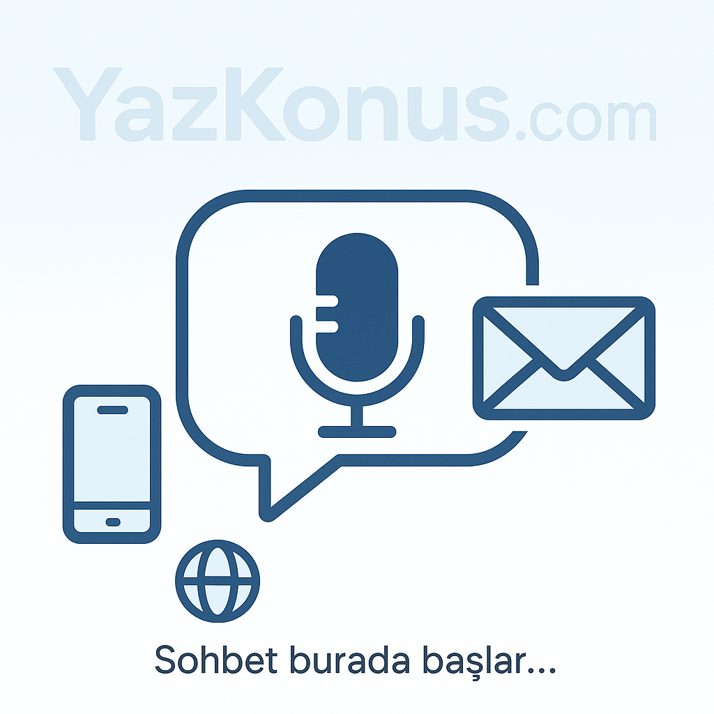 YazKonus Sohbet İletişim