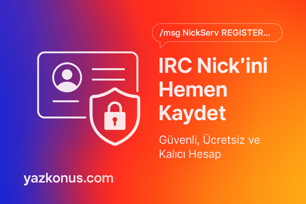 IRC Nick Kayıt Web Paneli