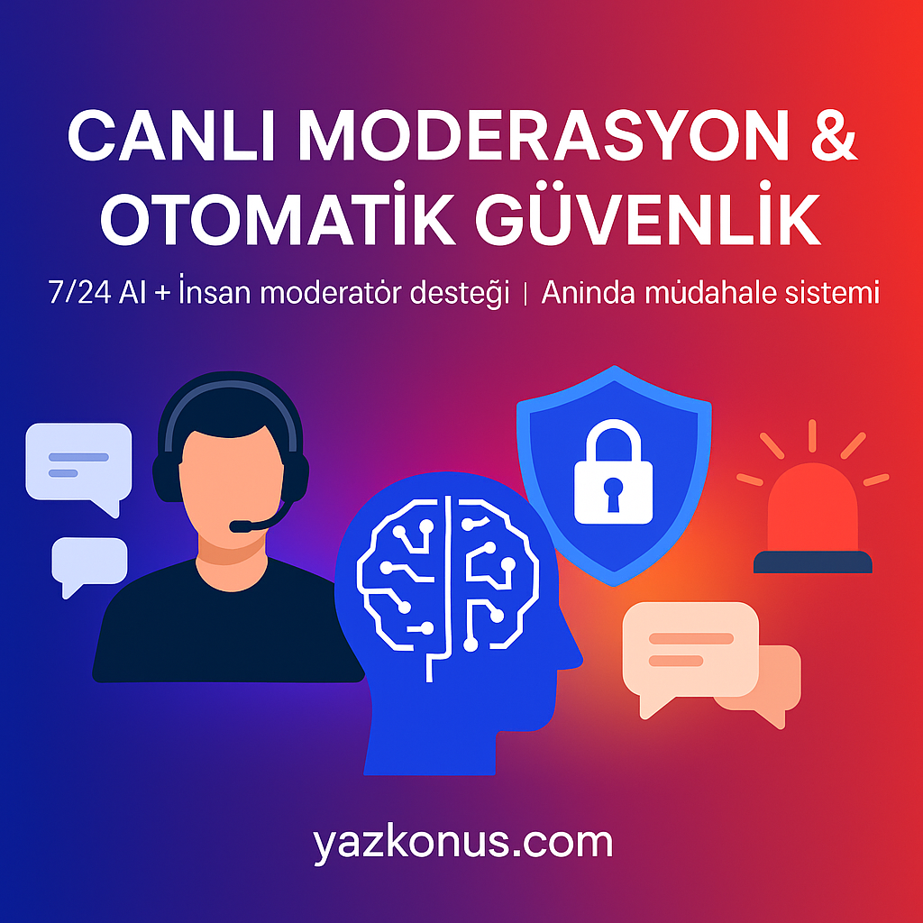 Yazkonus Güvenlik Sistemi Moderasyon