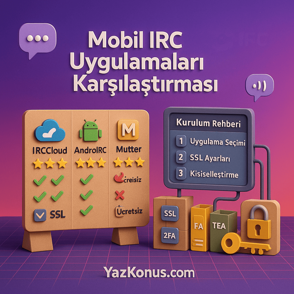 Mobil IRC Uygulamaları Karşılaştırma
