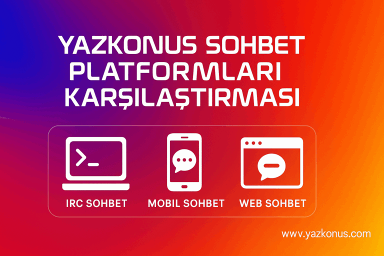 IRC  Sohbet: Mobil Web Chat Karşılaştırma