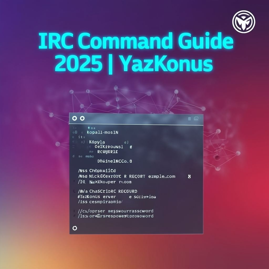 IRC Komutları Rehberi 2025 - YazKonus