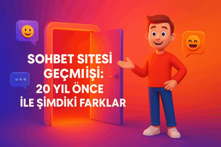 🕰️ Sohbet Sitesi Geçmişi: 20 Yıl Önce ile Şimdiki Farklar