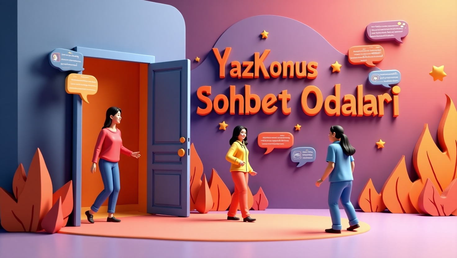 YazKonus Sohbet Odaları Güvenli ve Hızlı Chat
